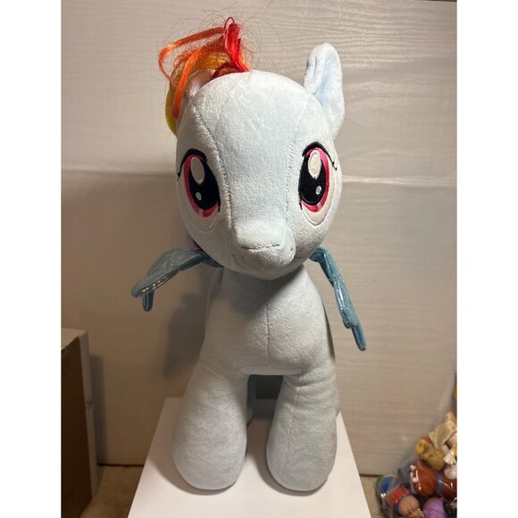 Build A Bear My Little Pony Rainbow Dash Plush Toy Colorful Cape Blue - Picture 11 of 16